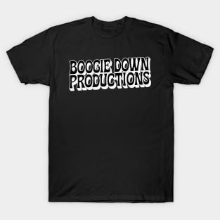 Boogie Down Productions / Retro Hip Hop Typography Design T-Shirt